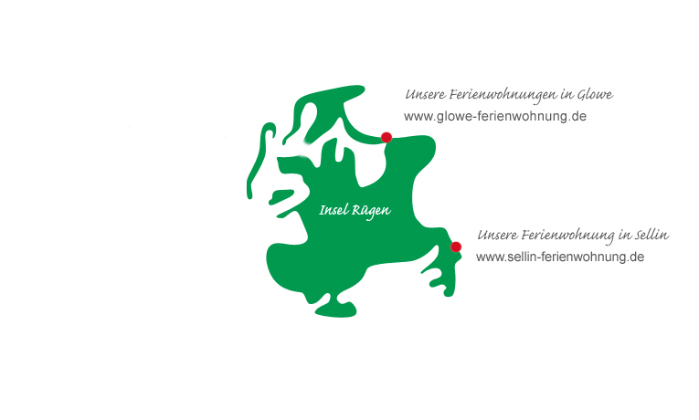 Karte von Rügen